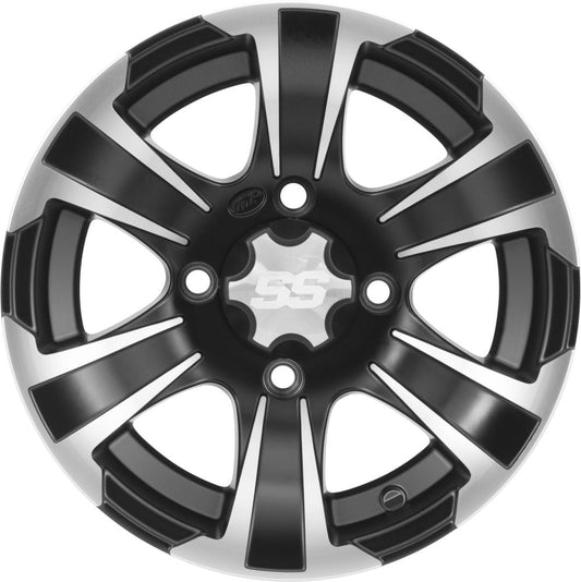 ITP SS312 Black ATV Wheel Front/Rear 12x7 4/137 (5+2) 12mm [12SS708]