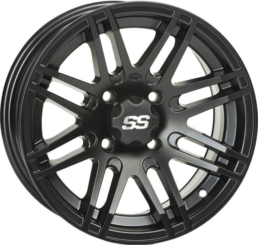 ITP SS316 Matte Black ATV Wheel Front/Rear 12x7 4/137 (5+2) [12SB908]