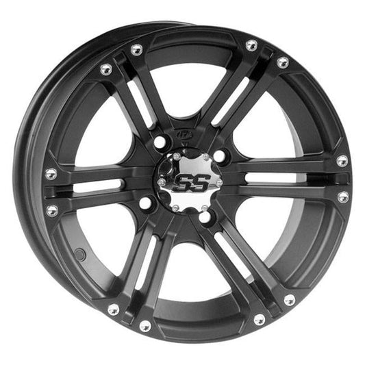 ITP Tires 1228365536B 12 x 7 SS212 Alloy Aluminum Wheel&#44; Matte Black