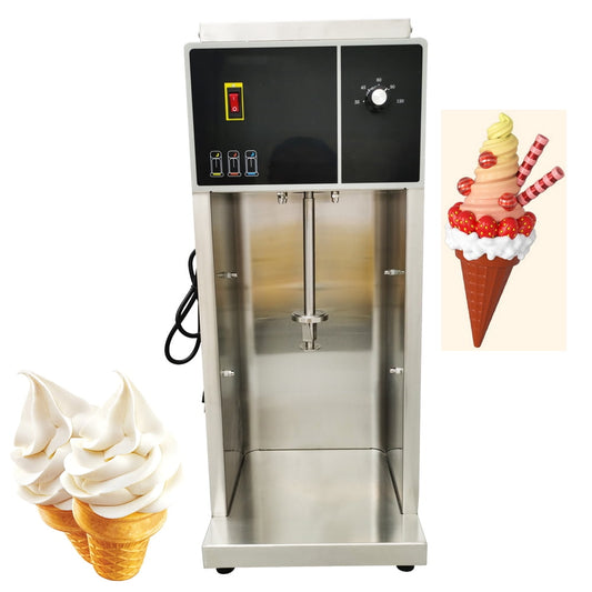 Ice Cream Mixer Blender Machine Stainless Steel Mixing Head Commercial Home 3400R/MIN 350W 110V