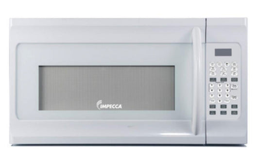 Impecca OM-1600W 30" Over the Range Microwave with 1.6 cu. ft. Capacity; 1000 Watts Cooking Power; 300 CFM and Child Lock in White