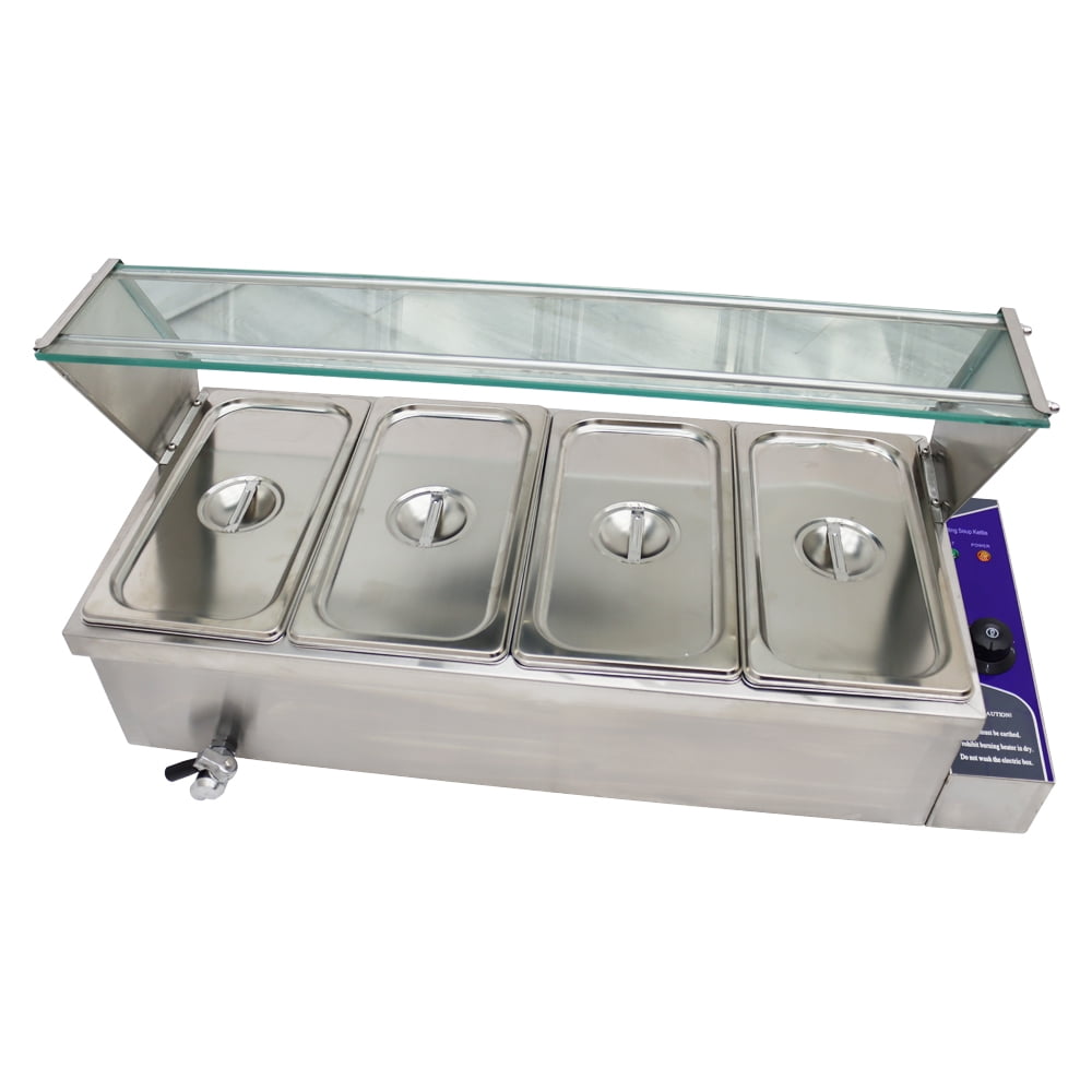 Intsupermai 14" Commercial Bain-Marie Food Warmer
