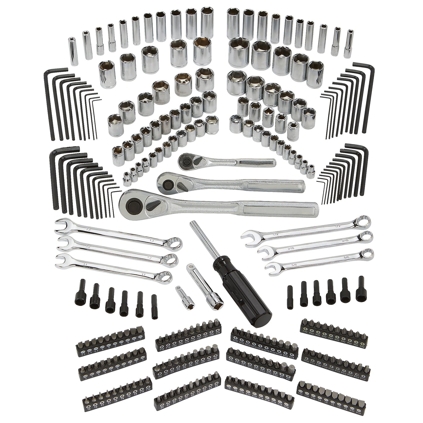 Ironton 265-Pc. Mechanics Tool Kit in Hard Case