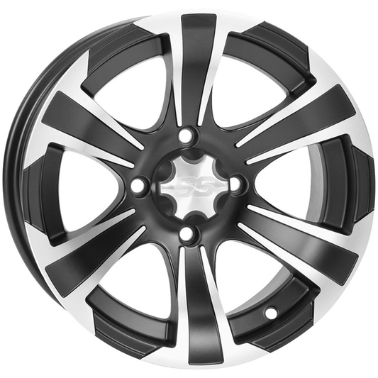 ITP SS312 Alloy Wheel Black 12x7 4%2B3 for Polaris Sportsman