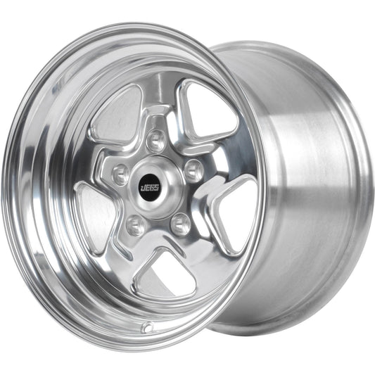 JEGS 66088 Sport Star 5-Spoke Wheel Size: 15 x 10 Bolt Pattern: 5 x 4.75 Back Sp
