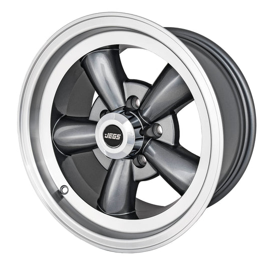 JEGS 670010 Sport Torque Wheel Size: 15 x 8 Bolt Pattern: 5 x 4.50 Back Spacing:
