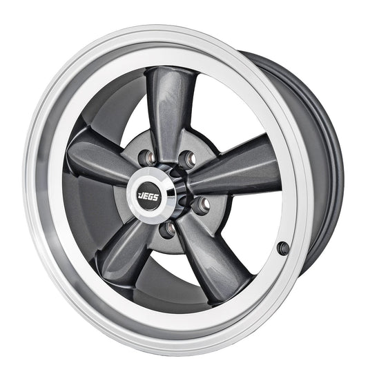 JEGS 670012 Sport Torque Wheel Size: 15 x 8 Bolt Pattern: 5 x 4.75 Back Spacing: