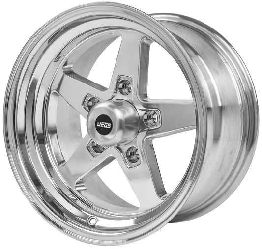 JEGS 681276 SSR Star Wheel Size: 15 x 8 Bolt Pattern: 5 x 5.00 Back Spacing: 4.5