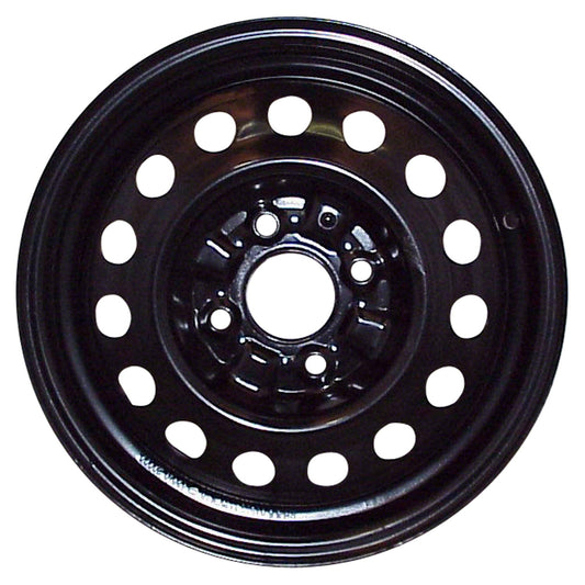 Remanufactured Painted Black Steel Wheel 15 x 5.5 529102D000 fits 2001-2003 Hyundai Elantra