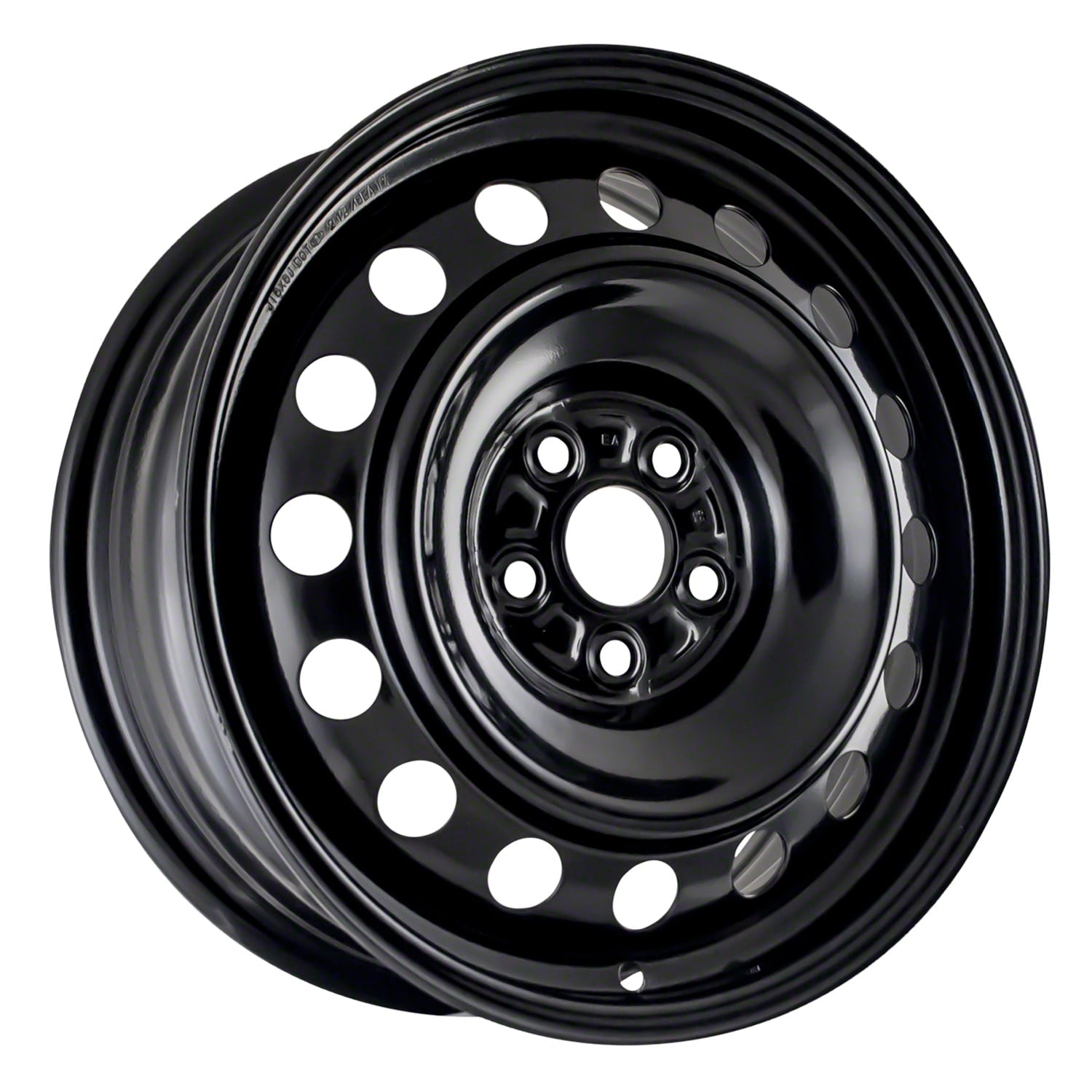 Remanufactured Painted Black Steel Wheel 15 x 6.5 4261106160 fits 2002-2006 Toyota Camry