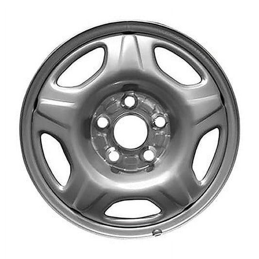 KAI 15 X 6 Reconditioned OEM Steel Wheel, Silver, Fits 2002-2004 Honda CRV