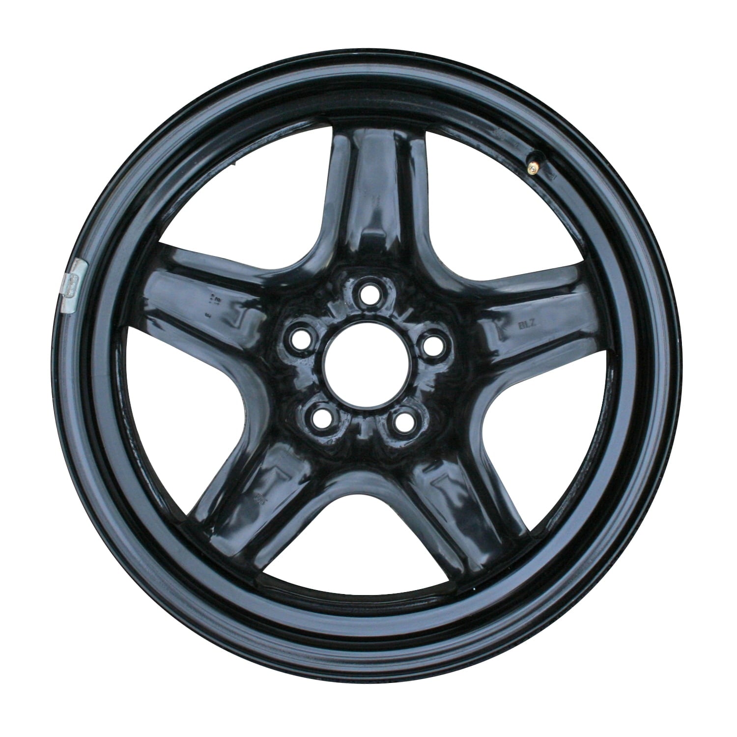 KAI 17 X 7 New Steel Wheel Replica, Black, Fits 2007-2012 Chevrolet Malibu and Other GM Models