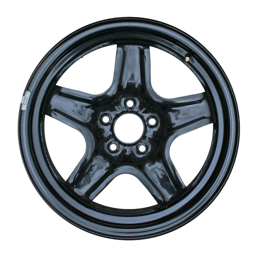 KAI 17 X 7 New Steel Wheel Replica, Black, Fits 2007-2012 Chevrolet Malibu and Other GM Models
