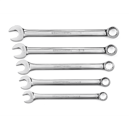 KD Tools, Large Add-On Comb Wrench Set Long Offset Box End 5 Piece Pack
