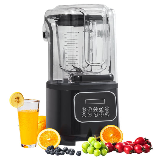 KFFKFF Professional Blender - Ideal for Commercial Use, Countertop Blender for Making 68 oz Smoothies and Shakes.