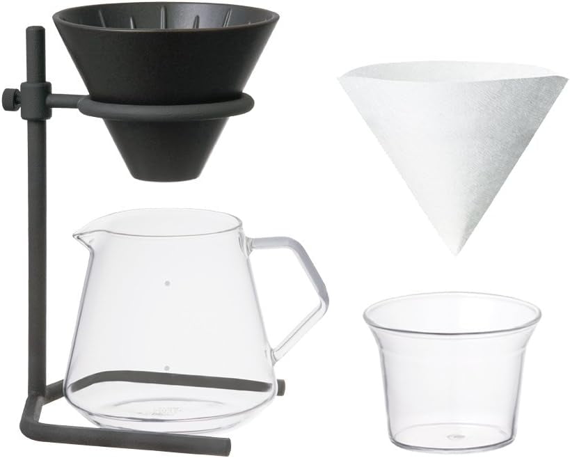 KINTO 27573 SCS-S04 Brewer Stand Set, 4 Cups, Coffee, Dishwasher Safe, Gift, Present