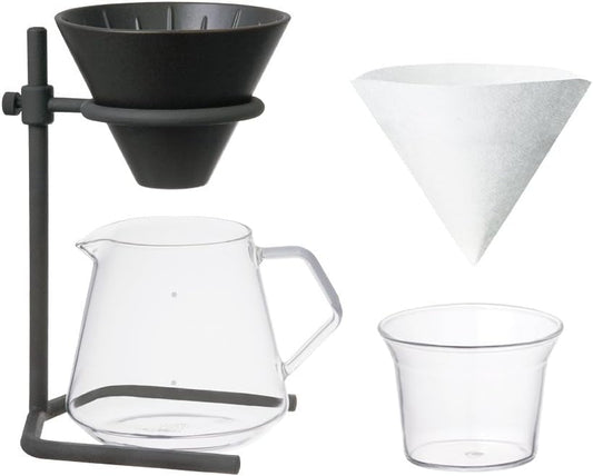 KINTO 27573 SCS-S04 Brewer Stand Set, 4 Cups, Coffee, Dishwasher Safe, Gift, Present