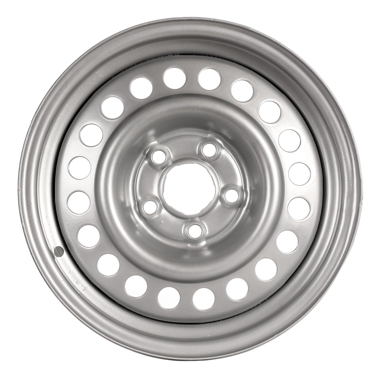 Kai 16 X 6.5 New Premium Replacement Steel Wheel Replica, Silver, Fits 2003 - 2004 Honda Element