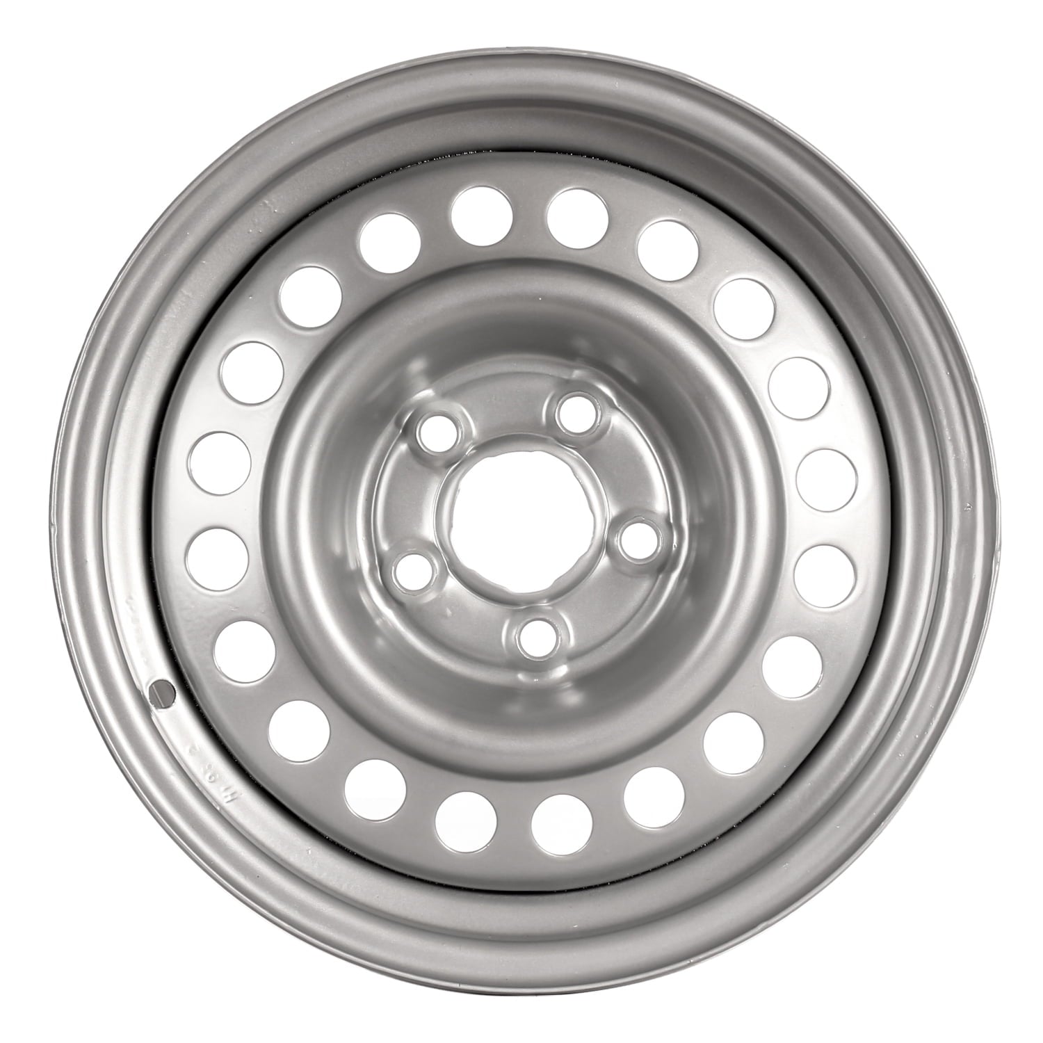 Kai 16 X 6.5 New Premium Replacement Steel Wheel Replica, Silver, Fits 2003 - 2004 Honda Element