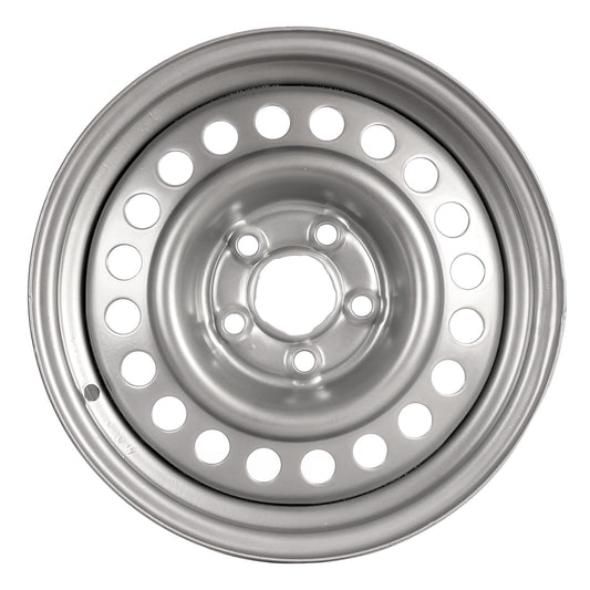Kai 16 X 6.5 New Premium Replacement Steel Wheel Replica, Silver, Fits 2003 - 2004 Honda Element