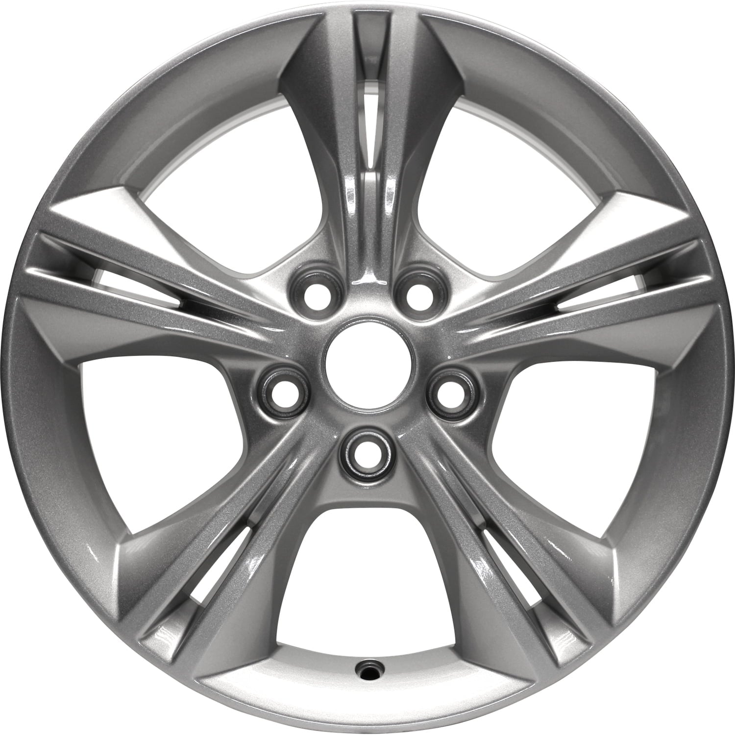 Kai 16 X 7 New Aluminum Alloy Wheel Replica, All Painted Sparkle Silver, Fits 2012 - 2014 Ford Focus