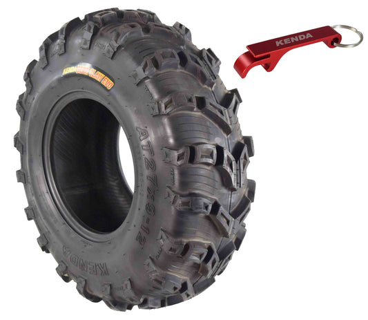 Kenda Bear Claw EVO 27x9-12 Front ATV/UTV Tire with Bottle Opener Keychain