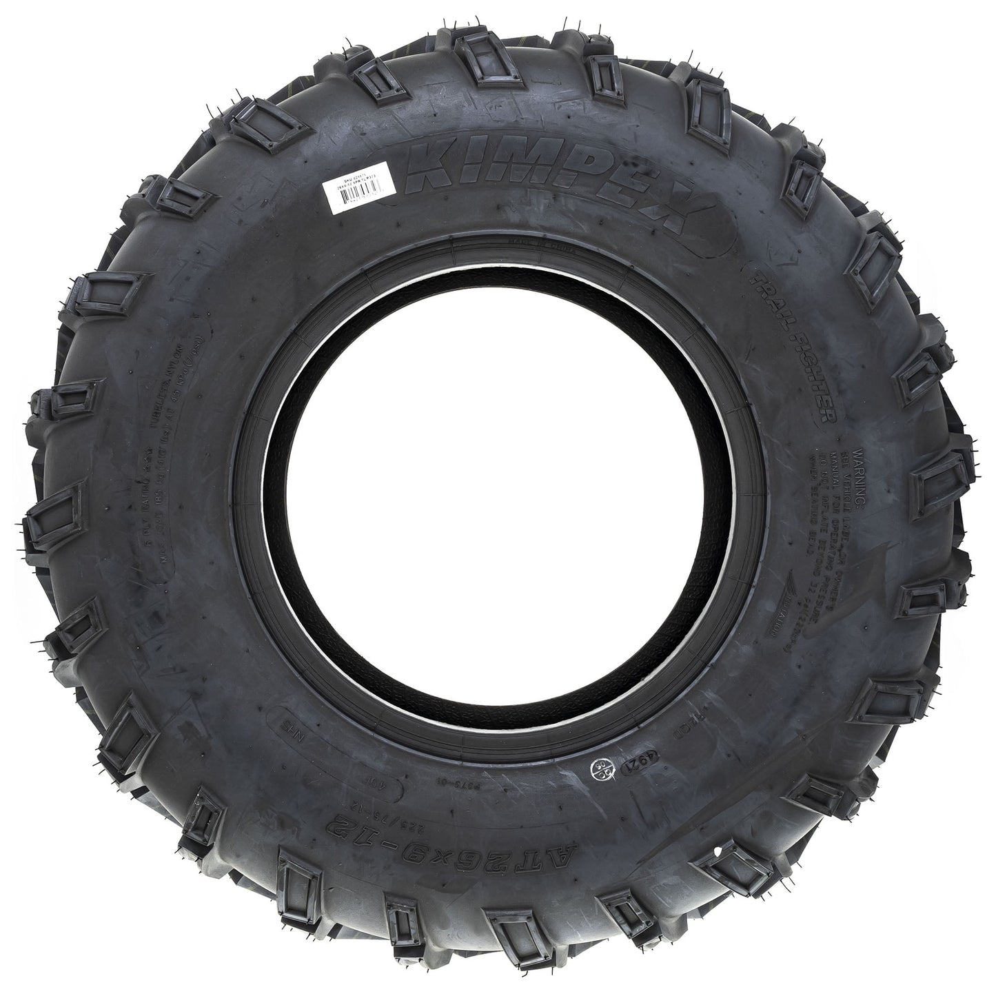 Kimpex Trail Fighter Tire 26x9-12 Front 6 Ply Tubeless All Terrain 26x9x12   #021175