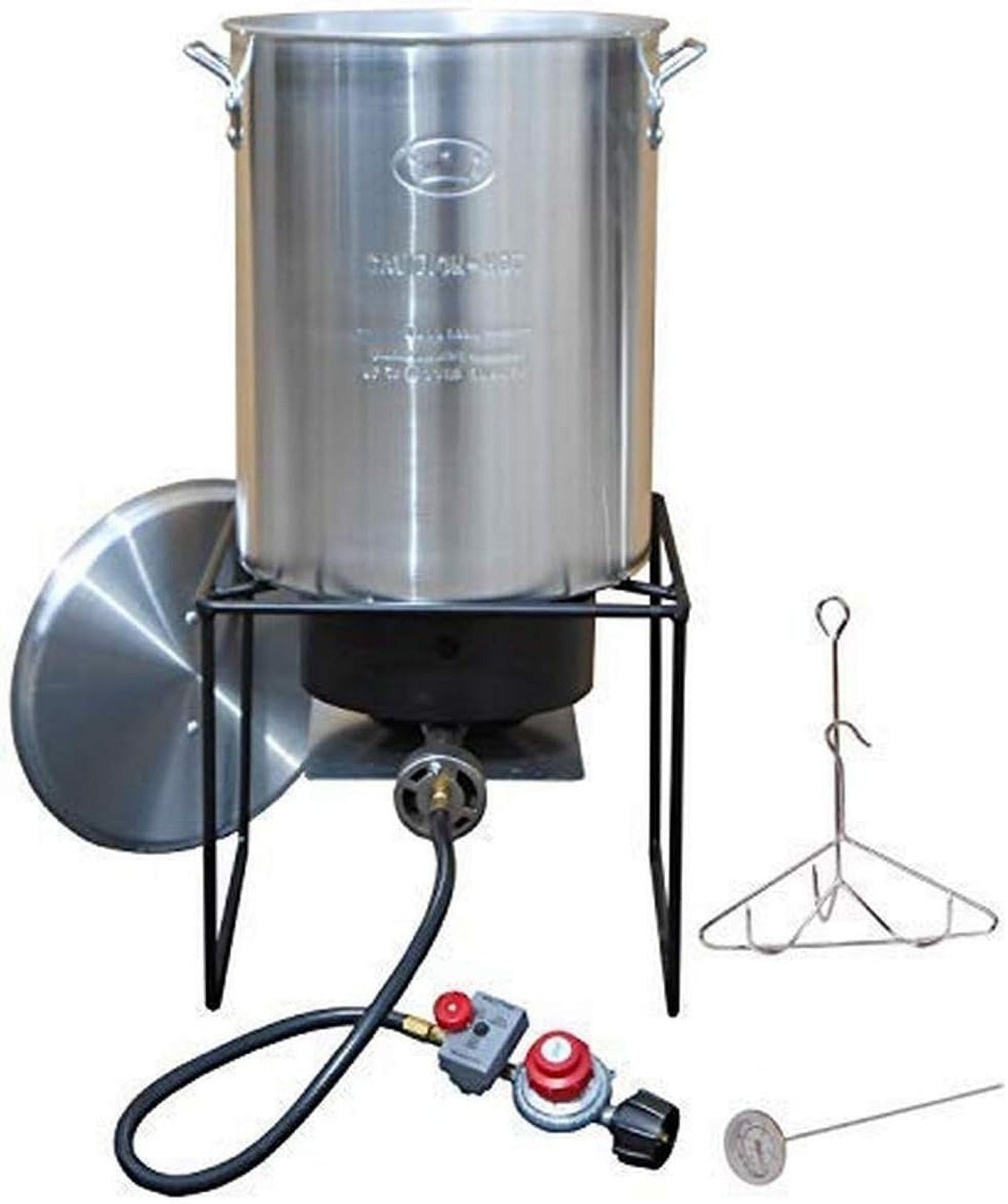 King Kooker 29-Qt Aluminum Turkey Fryer Propane Deep Fryer for Outdoor Cooking