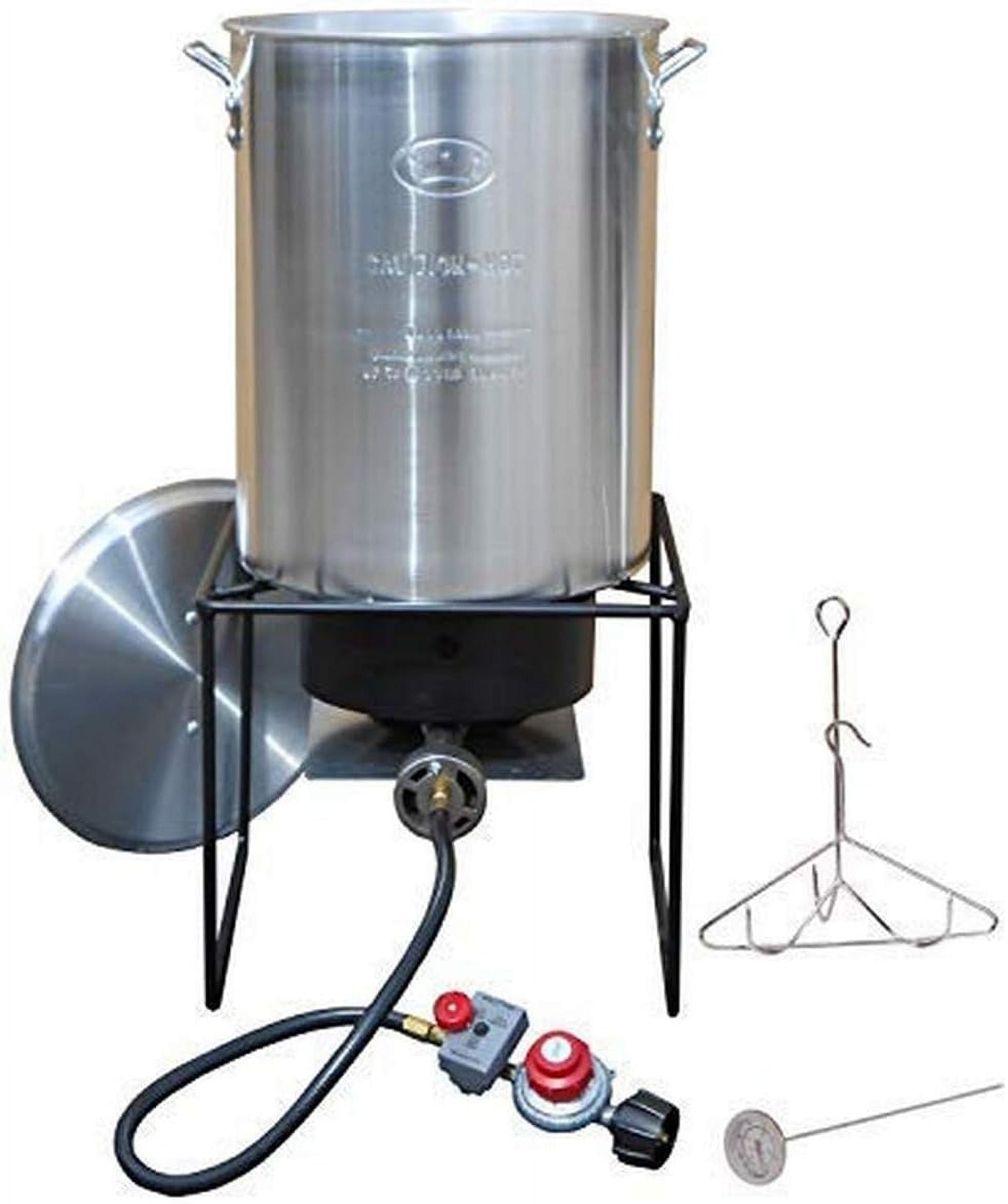 King Kooker 29-Qt Aluminum Turkey Fryer Propane Deep Fryer for Outdoor Cooking