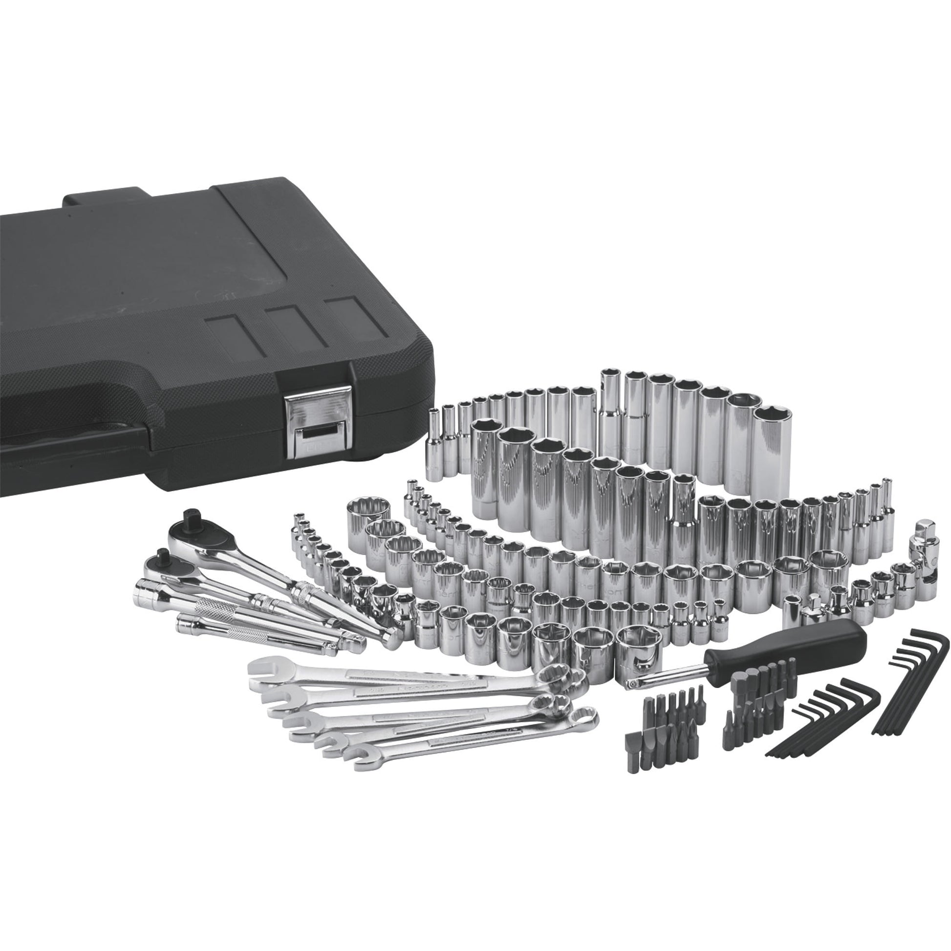 Klutch Mechanic's Tool Set, 141-Pc., 1/4in. & 3/8in. Drive