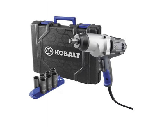 Kobalt 8-Amp 1/2-in Drive Corded Impact Wrench (Charger Not Included)