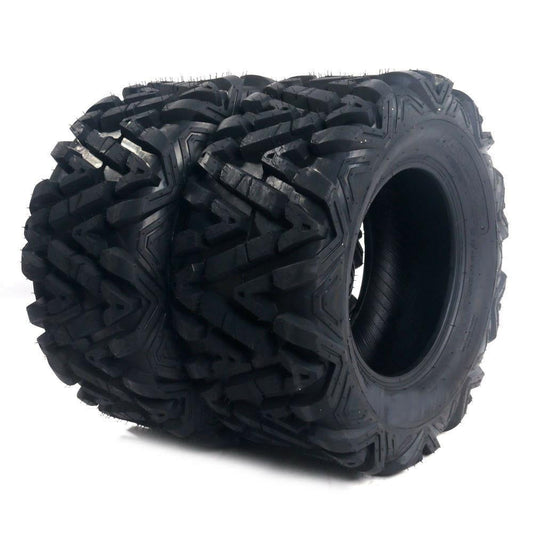Ktaxon Set of 2 22x10.00-10 ATV Tires, 4PR All Terrain ATV/UTV Tires, Tubeless