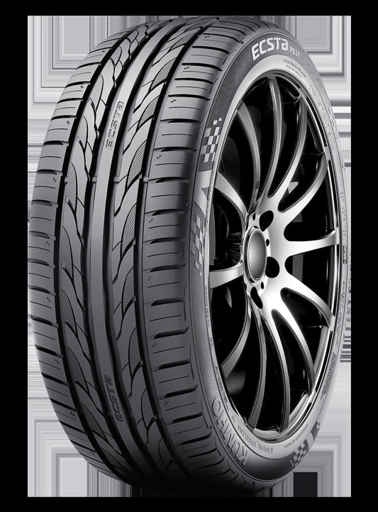 Kumho Ecsta PS31 Summer Performance Tire - 205/50R15 86V Fits: 1996-98 Volkswagen Jetta GLX, 1995-98 Volkswagen Golf GTI VR6