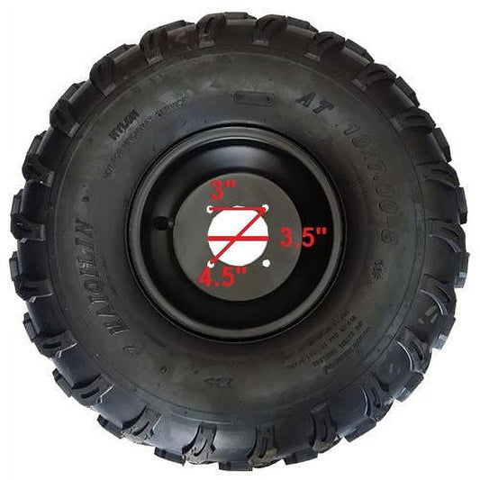 LEFT SIDE 19x7-8 8" Wheel Tire Wheels FOR ATV GO KART QUAD AW04_L