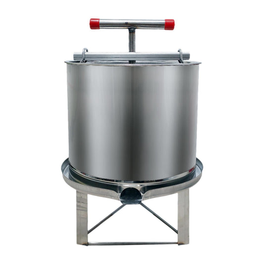 LOVIVER Honey Press Machine ,Honey Presser, Manual Stainless Steel, Honey Press Extractor Extraction Equipment for Parties Restaurant Regular
