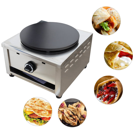 LP Gas Crepes Make Pancake Fruit Machine Single Head Banji Furnace