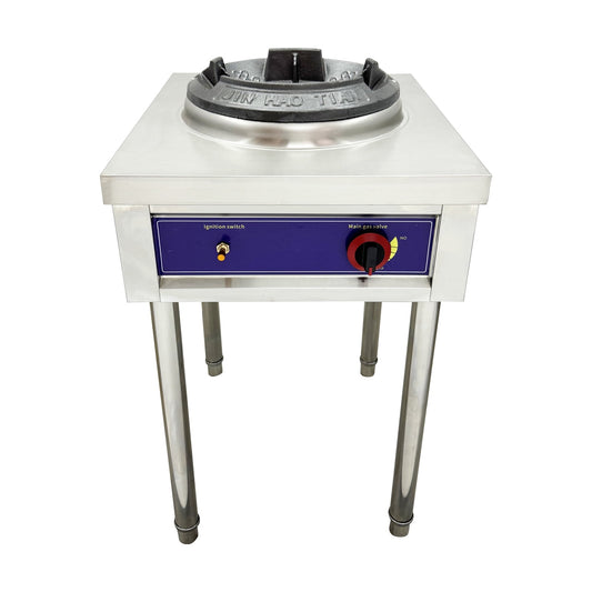 LPG Cooktop Stove Single Wok Burner Stainless Steel Flame Failure Protection