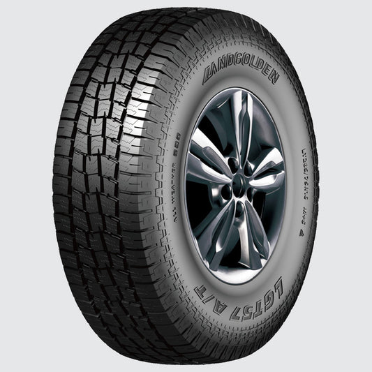 Landgolden LGT57 A/T 255/70R15 108S AT All Terrain Tire Fits: 1975-76 Chevrolet Corvette Stingray, 1992-94 Dodge B250 Base
