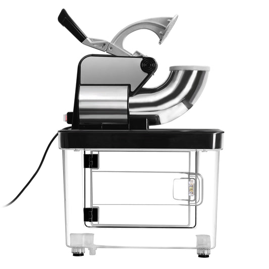 Limorve Ice Crusher,110V Commercial Ice Crusher 300kgs/h,350W Electric Snow Cone Machine with Dual Blades,Stainless Steel Shaved Ice Machine for Family, Restaurants, Bars (US Plug)