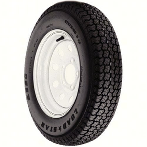 Loadstar 13 ST Radial Tire  Wheel Assembly ST175/80R13 C/5-Hole Modular White 3