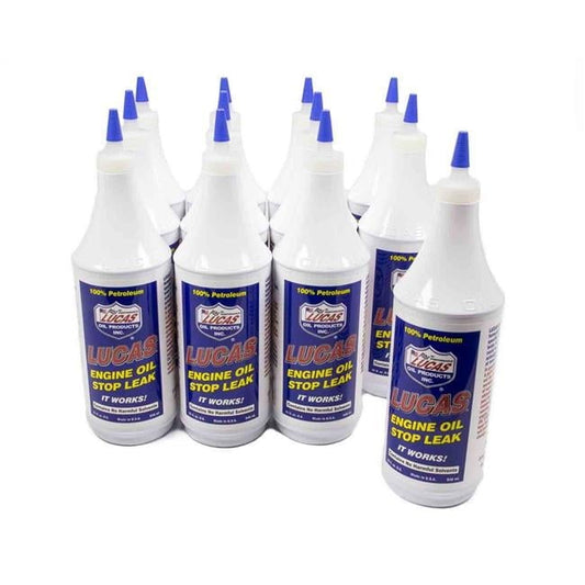 Lucas Oil 10278 Engine Oil Stop Leak, 12 x 1 qt.