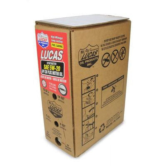Lucas Oil 18004, Synthetic Sae 5W20 Oil 6 Gallon Bag In Box Performance