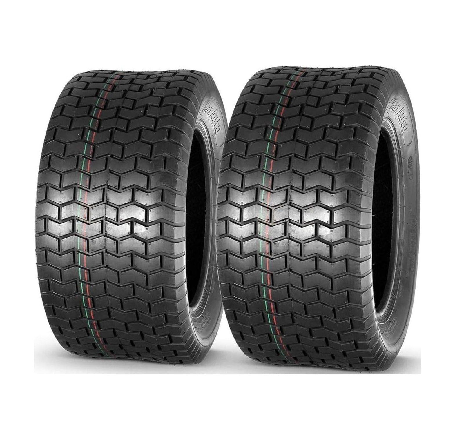 Lwory 22x9.5-12 22x9.5x12 Turf Tires for Lawn & Garden Mower 4 Ply, Set of 2