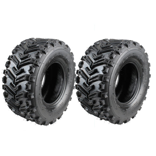 M optimized 16x8-7 ATV Tires, 4PR All Terrain 16x8-7 TL ATV UTV Trail Sand Mud Off-Road Tires, Tubeless, Set of 2, Black