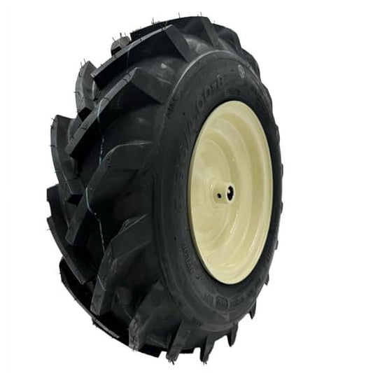 MAYITOP 4.80x4.00-8 Tractor Tread Tire & Rim with 3/4 Inch Hub - Compatible with Cub Cadet & Troy-Bilt Tillers