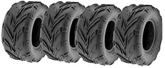 MMG Set of 4 All Terrain Reinforced Tubeless Tires 145/70-6 (145x70x6) P133