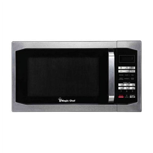 Magic Chef 1.6 cu ft Countertop Microwave Oven in Stainless Steel