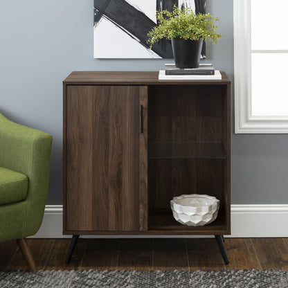 Manor Park Mid-Century Storage Console, Slate Grey