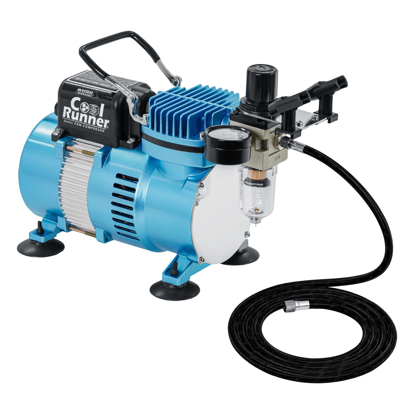 Master Airbrush Model TC-320 Cool Runner II Air Compressor (Superior performance single-piston compressor that runs cool