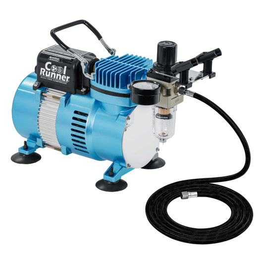 Master Airbrush Model TC-320 Cool Runner II Air Compressor (Superior performance single-piston compressor that runs cool